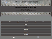 Tablet Screenshot of greene-incorporated.com